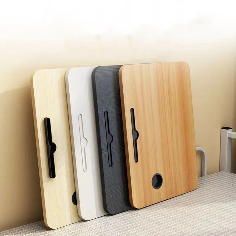 Mesa de Sofá-cama Dobrável Portátil Para Notebook,  Com Porta-Copos